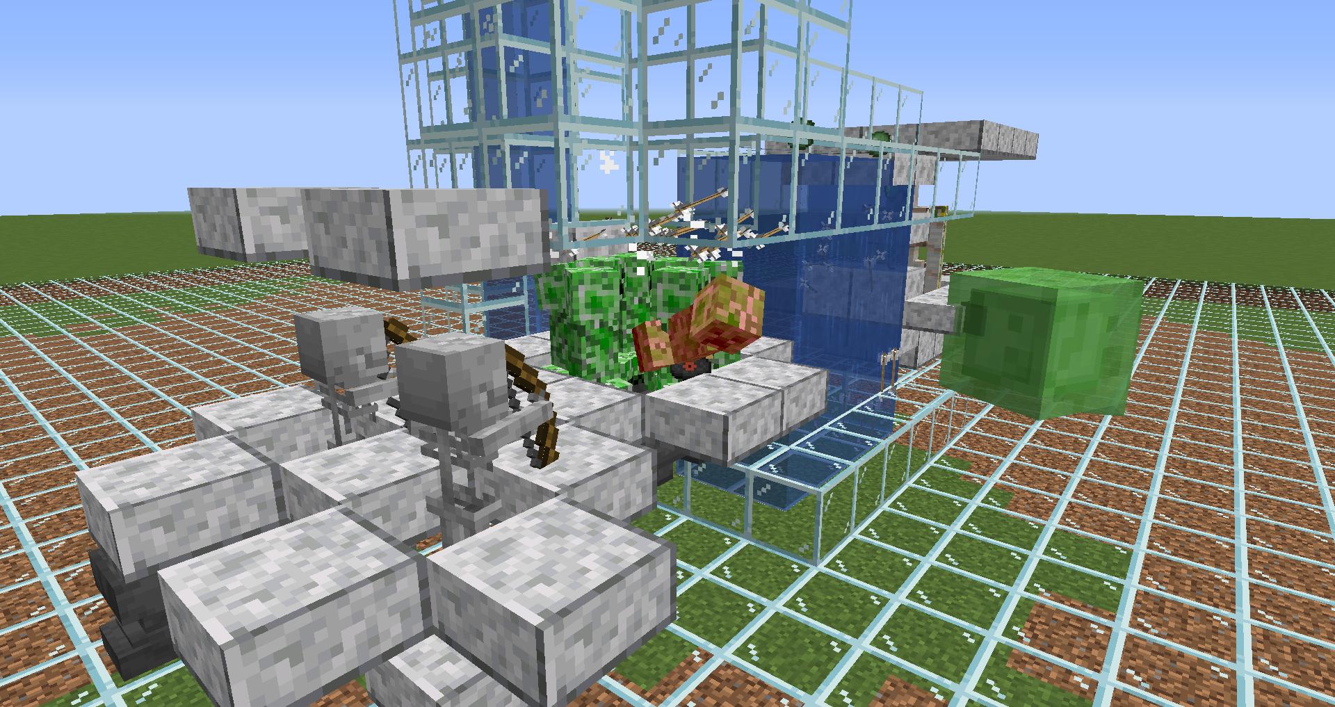 我的世界苦力怕对战末影人,我的世界苦力怕和末影人比赛