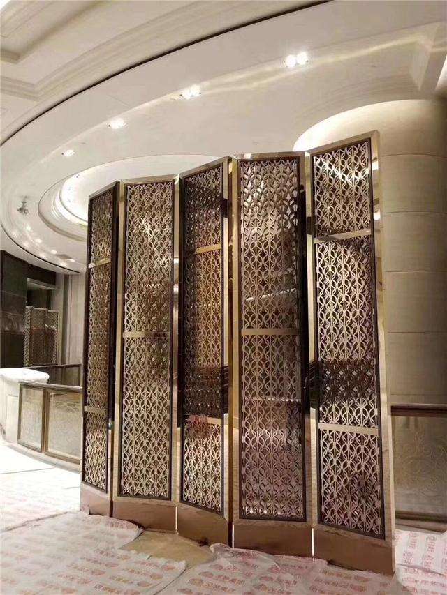 客厅屏风隔断金属屏风,庭院入口屏风隔断户外屏风