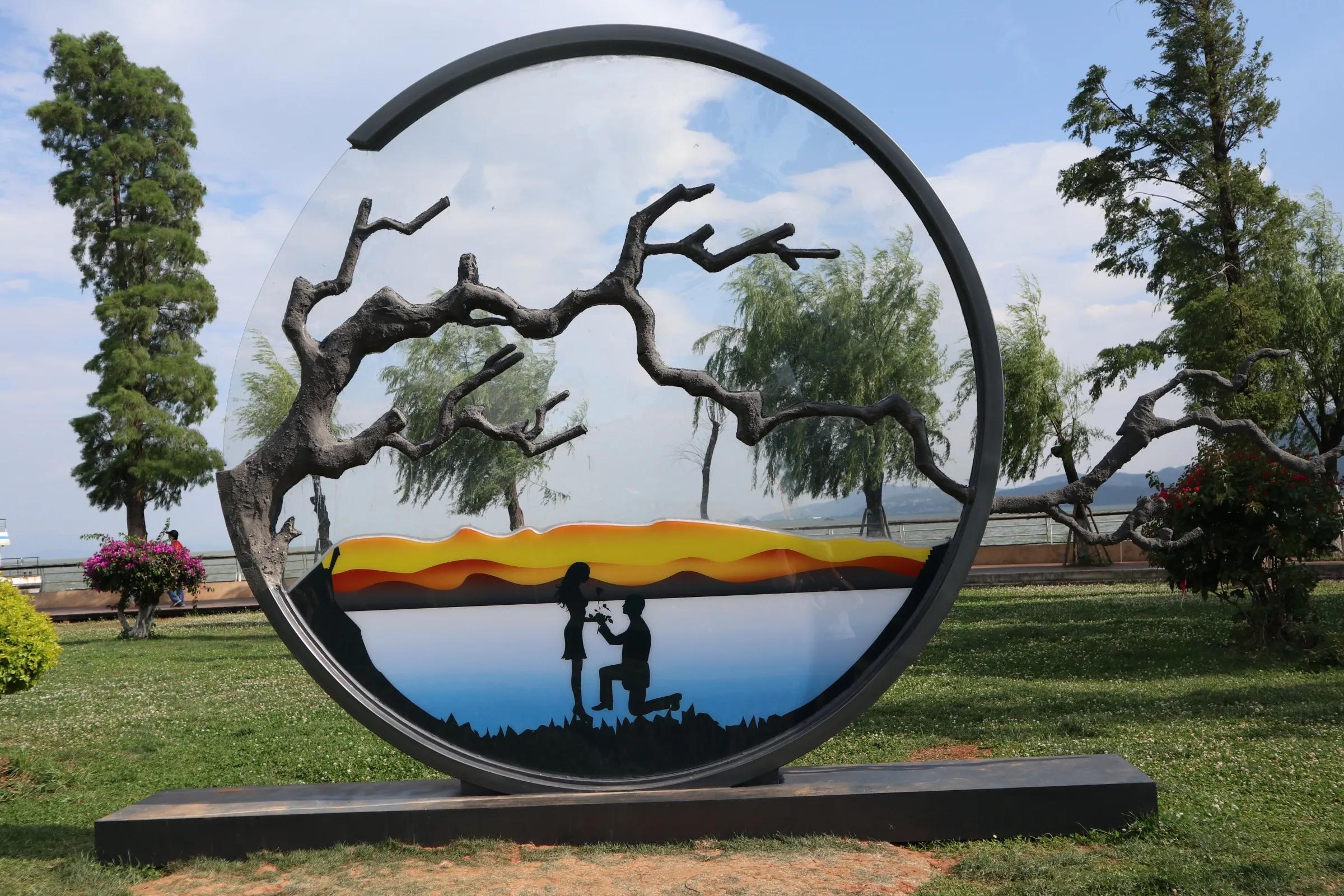 海埂公园环绕航拍视频,昆明海埂公园景点图