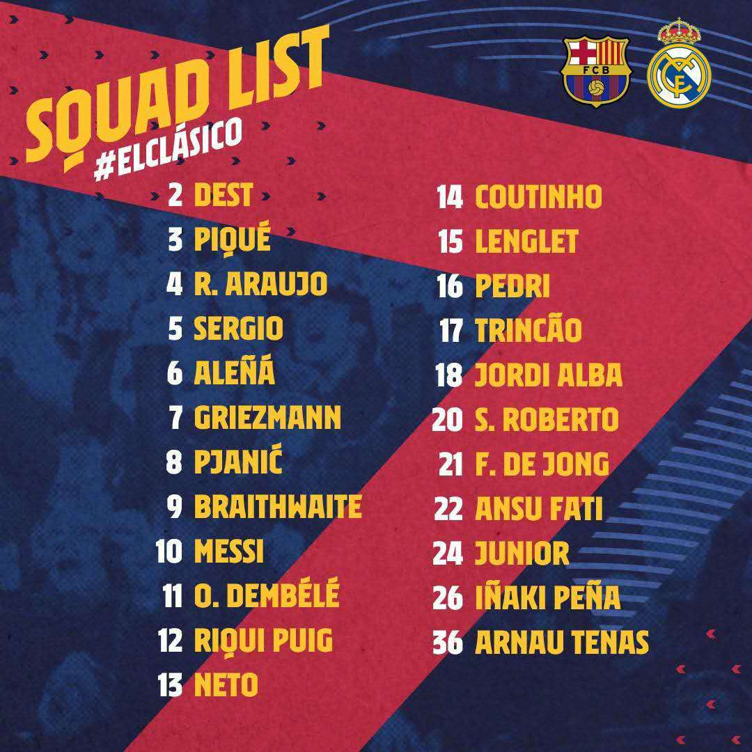 2018国家德比巴萨vs皇马阵容介绍,2010国家德比巴萨vs皇马全场回放