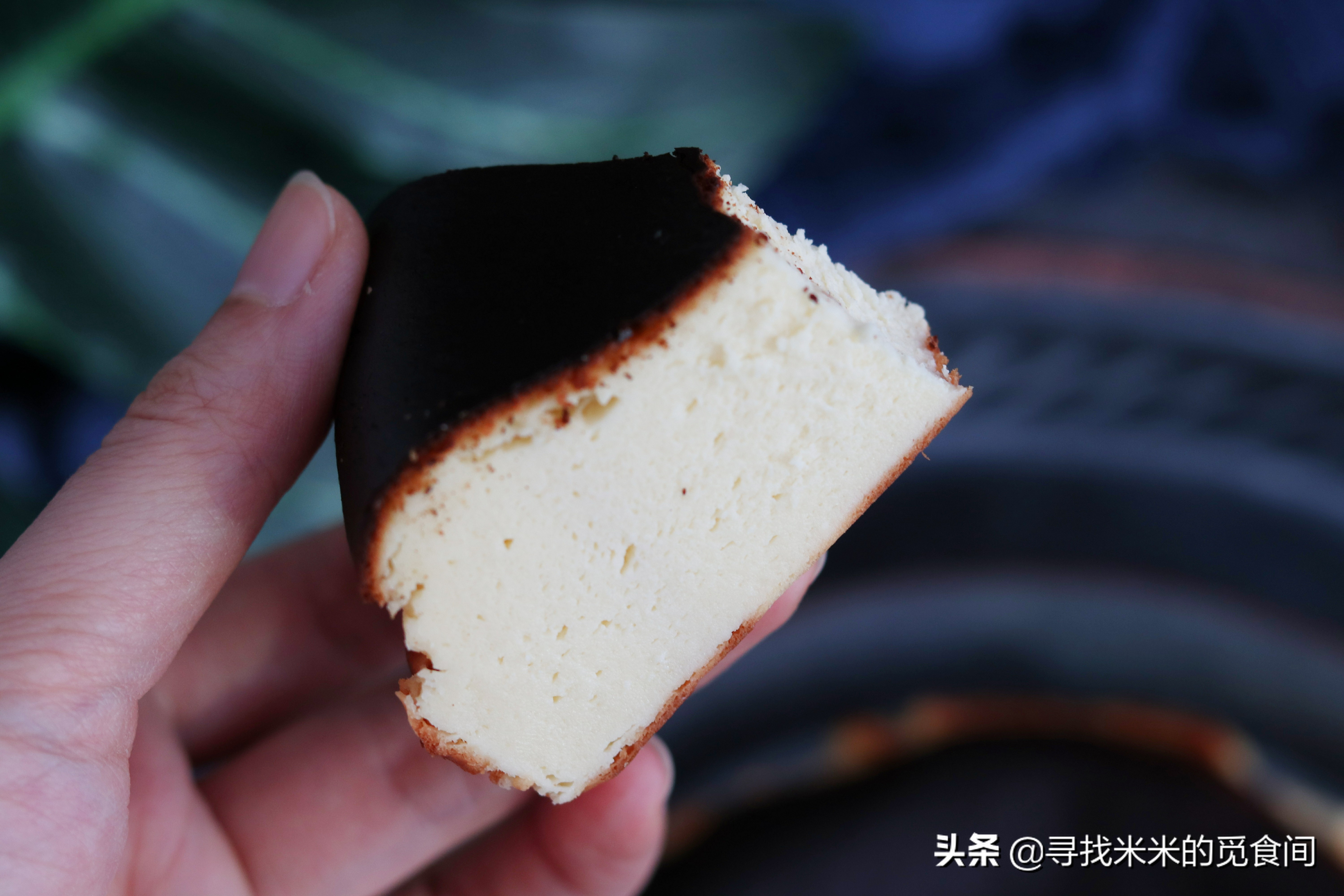 风靡ins的巴斯克芝士蛋糕配方曝光,正宗烘焙8寸巴斯克芝士蛋糕做法