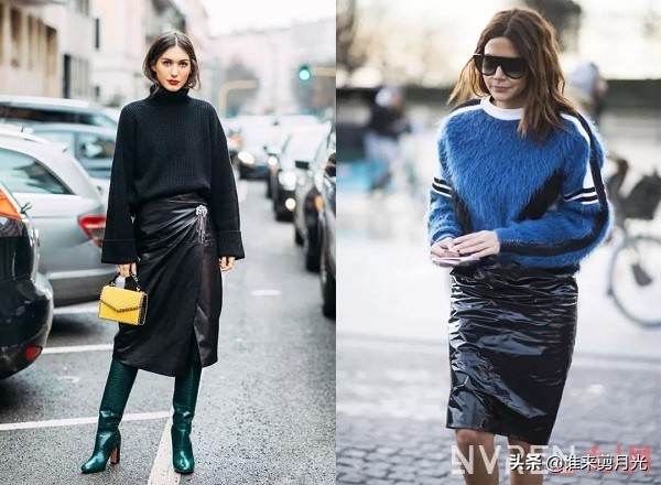 毛衣包臀裙怎么搭配好看,秋冬包臀裙加毛衣穿搭
