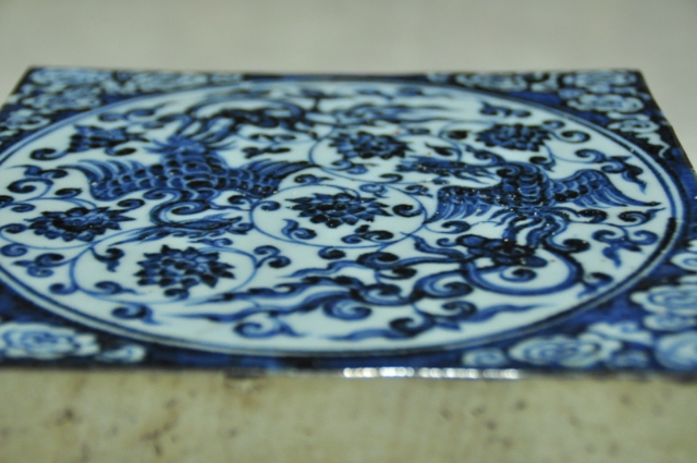 大报恩寺青花地砖,永乐大报恩寺地砖