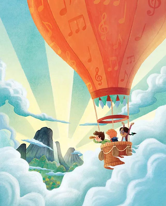 英国风情图画,天真浪漫的儿童插画