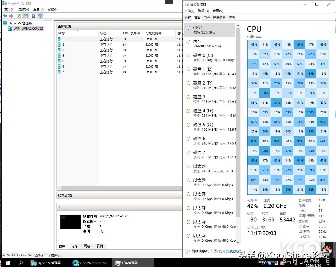 Intel700系列电口万兆网卡X710-T2L评测
