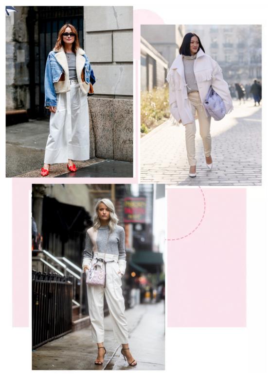 今年流行奶油风穿搭,秋冬奶油色穿搭