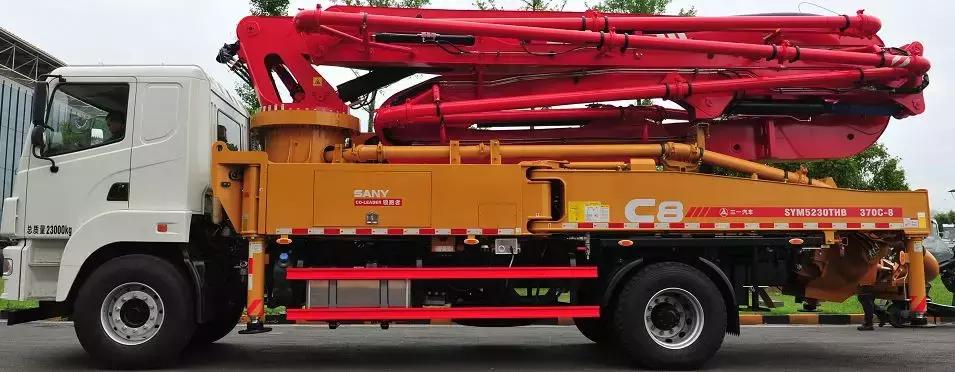 最新款三一39米泵车,三一泵车46米c8和E系列怎么区分