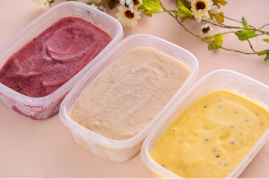 自制低卡水果冰淇淋测评,抖音上最简单的冰淇淋做法