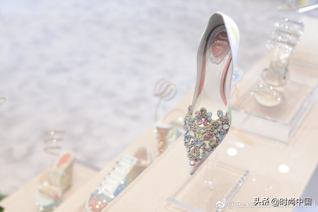 超仙水钻鞋,高级感新娘公主鞋