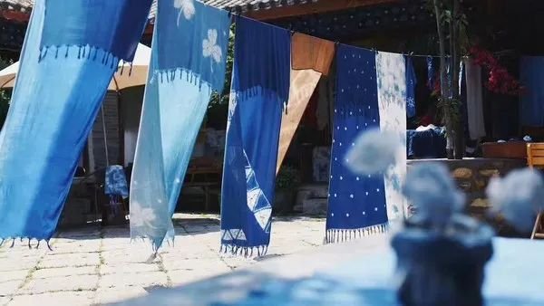 李子柒穿自己染的衣服,李子柒染衣服过程