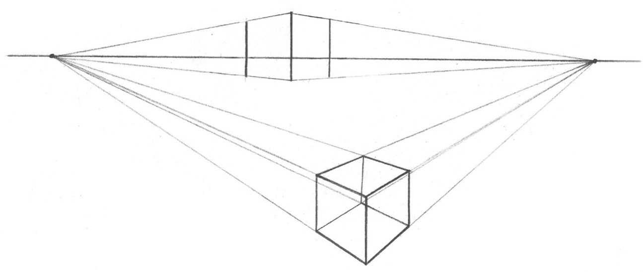 绘画透视原理：分步骤讲解透视原理，这是学画最基础的知识，收藏