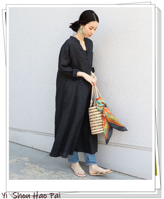 黑色的连衣裙都有哪些款式,日本黑色连衣裙美女