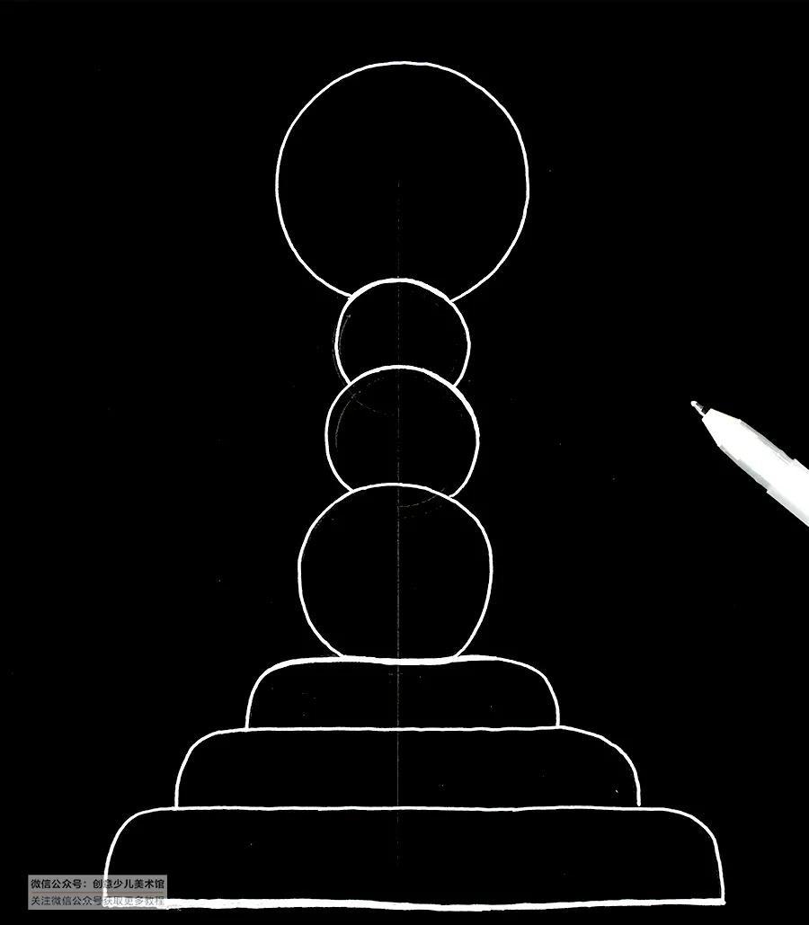 儿童画教程｜儿童装饰设计课程《一盏温馨的台灯》