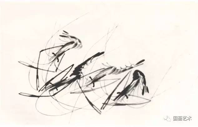 国画用胶矾水画虾技法,娄师白画虾技法视频