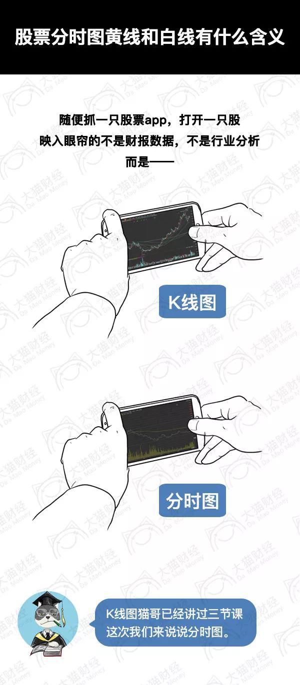 漫画股票的本质,炒股分时图中黄线表示什么