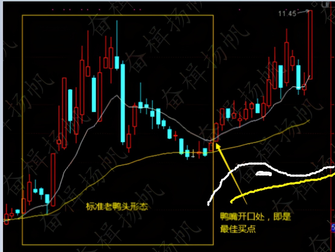 牛股二次启动前必备特征,如何快速找到老鸭头形态的股票