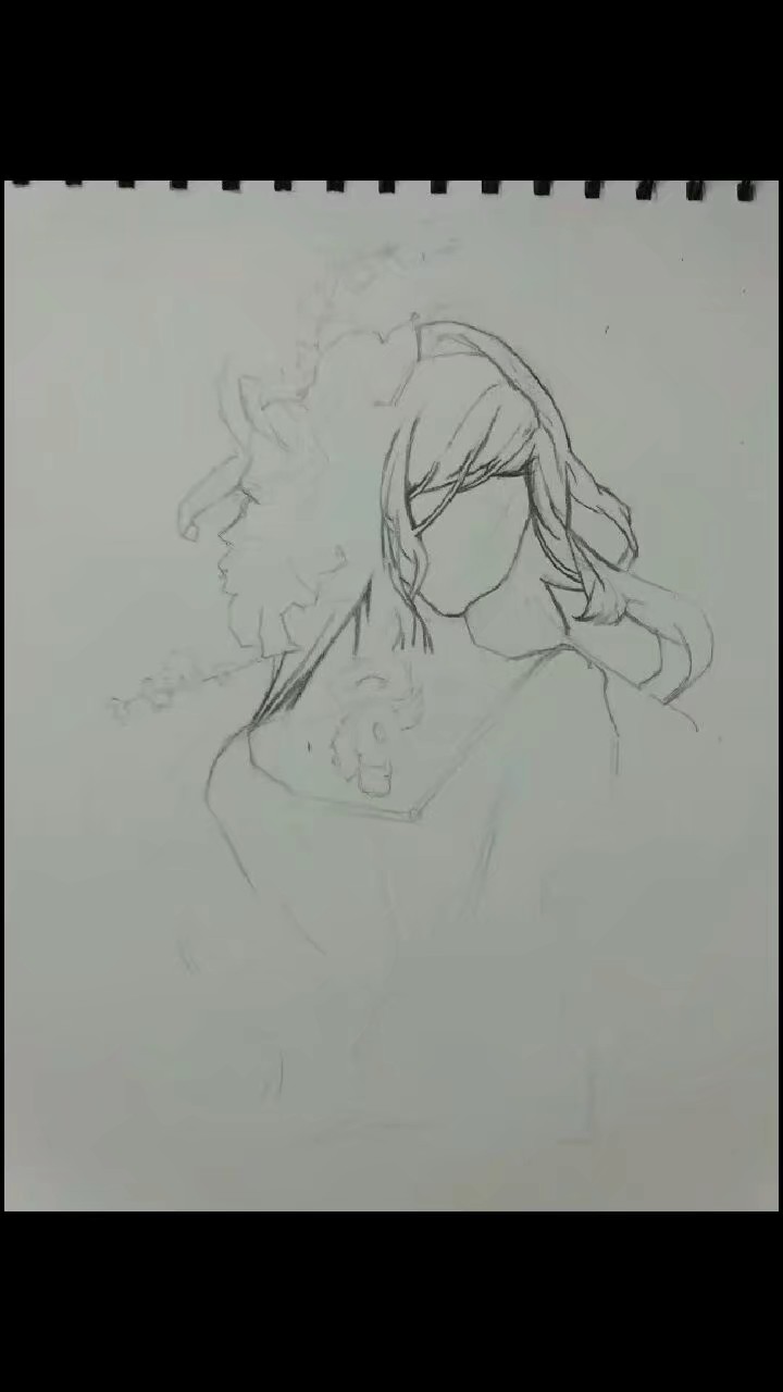 画二次元动漫少女小舞,二次元怎么画超萌女生