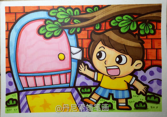 8-12岁儿童绘画范画,简单又好画的儿童画大全