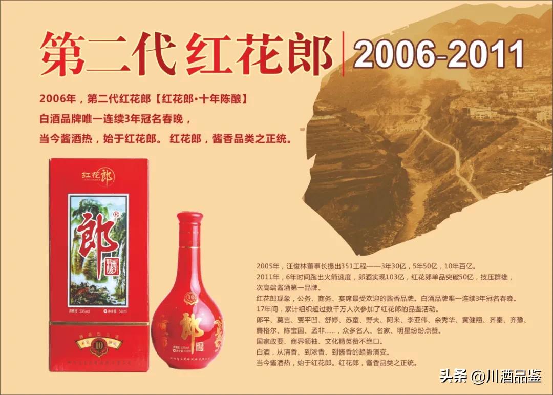 第四代红花郎10哪一年出品,红花郎四代红十年