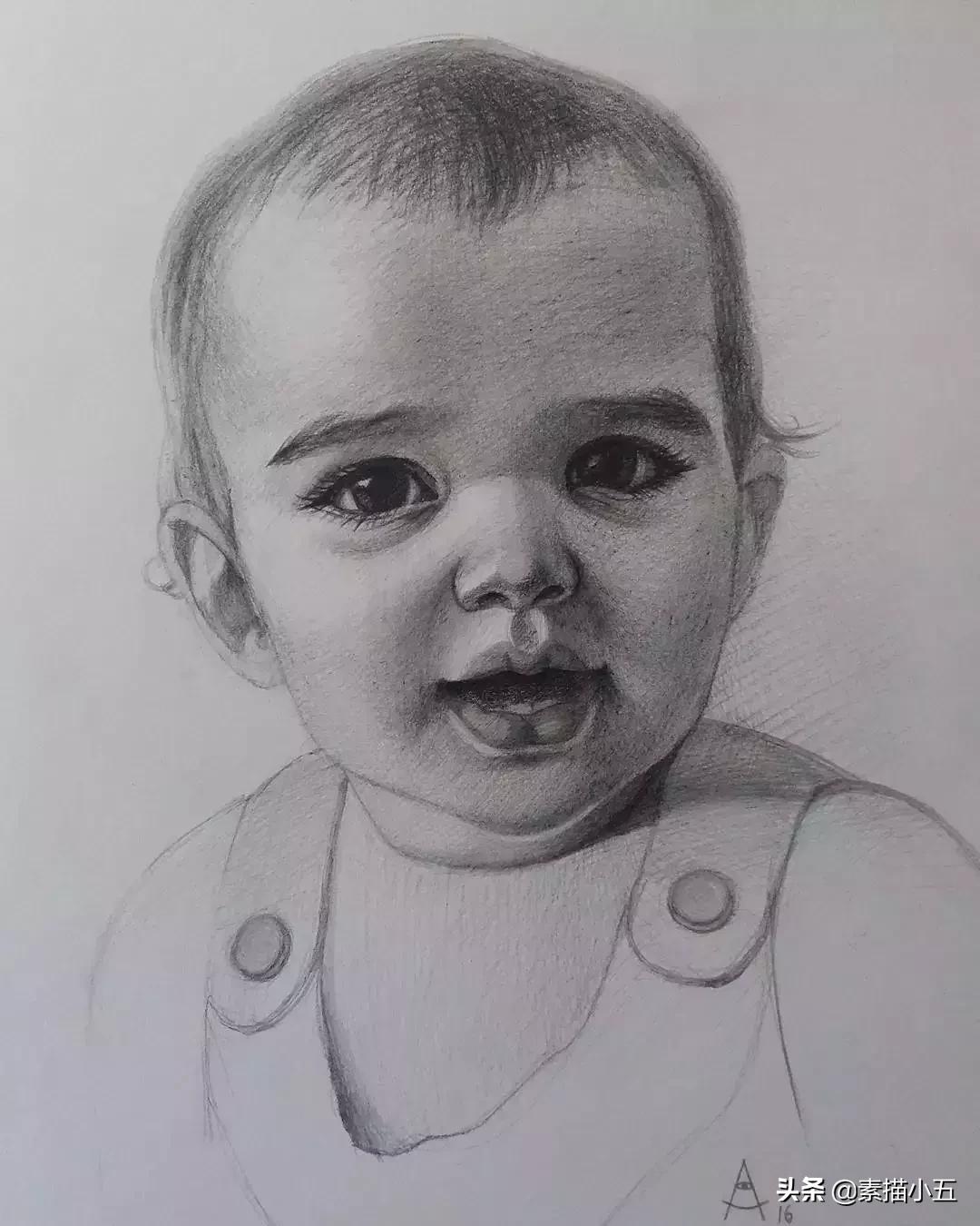 他画的素描无与伦比,他画的画栩栩如生让人拍案叫绝