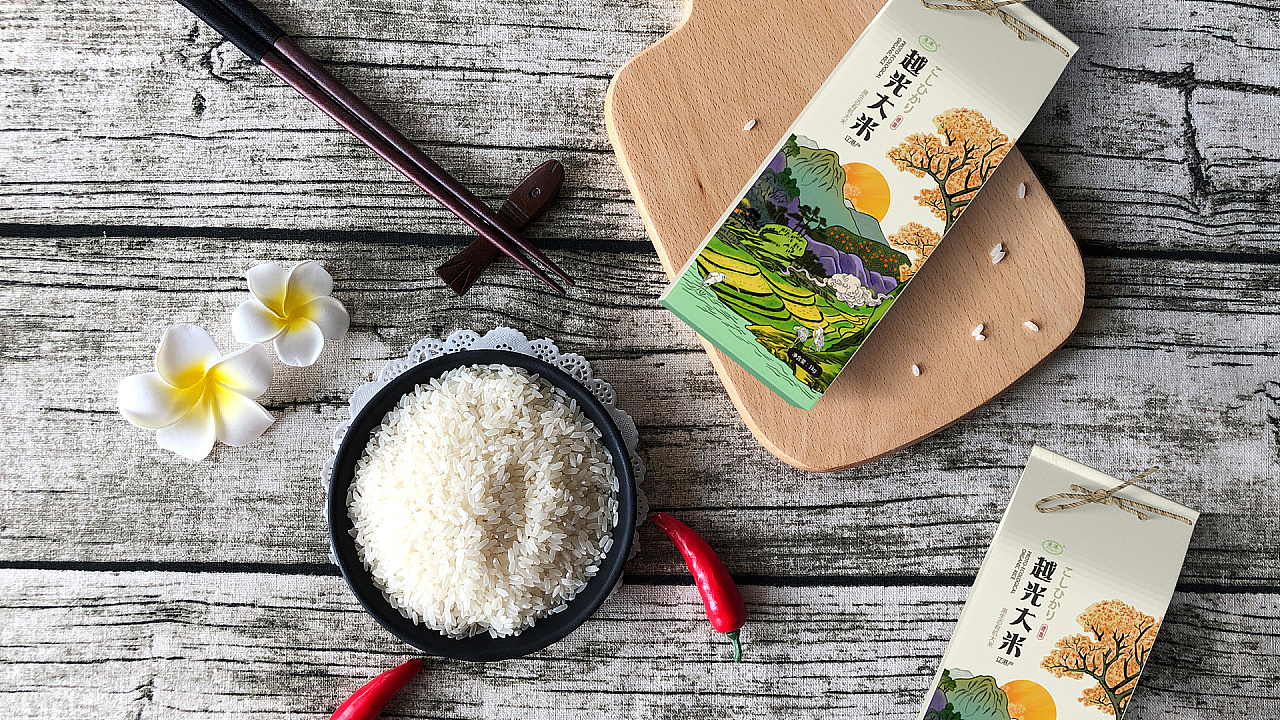 高端大气的大米包装,最高档的大米包装