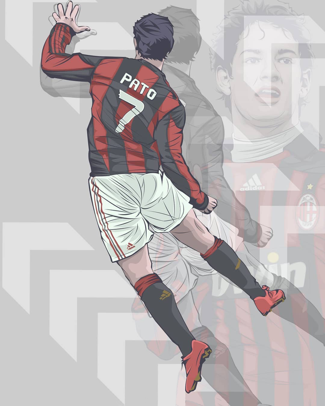 伊布足球壁纸,ac米兰伊布壁纸