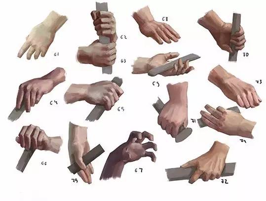 人物漫画手的画法,漫画人物手的100种画法