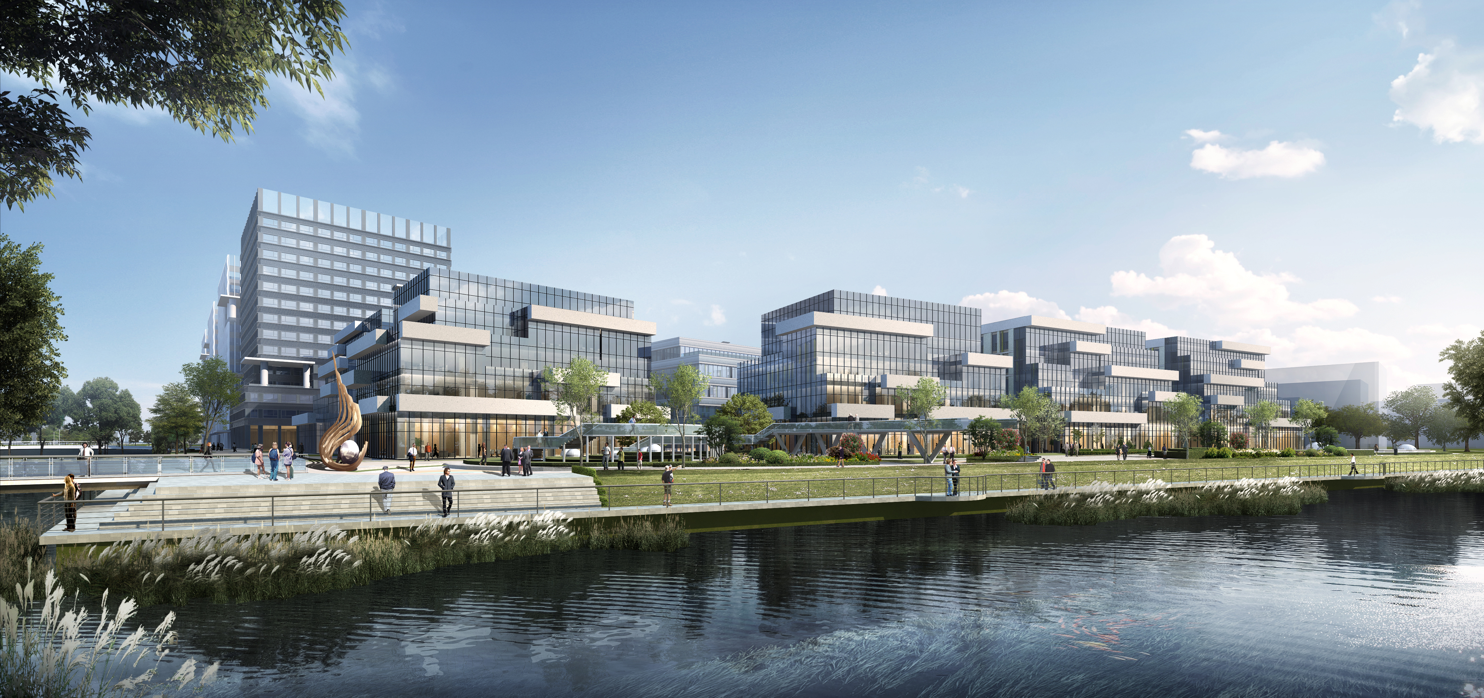 上海中电信息港项目规划图,长三角G60科创走廊产业赋能中心