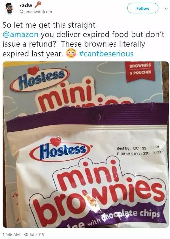 全球最大电商亚马逊被曝出售大量过期食品，连奶粉也有问题……