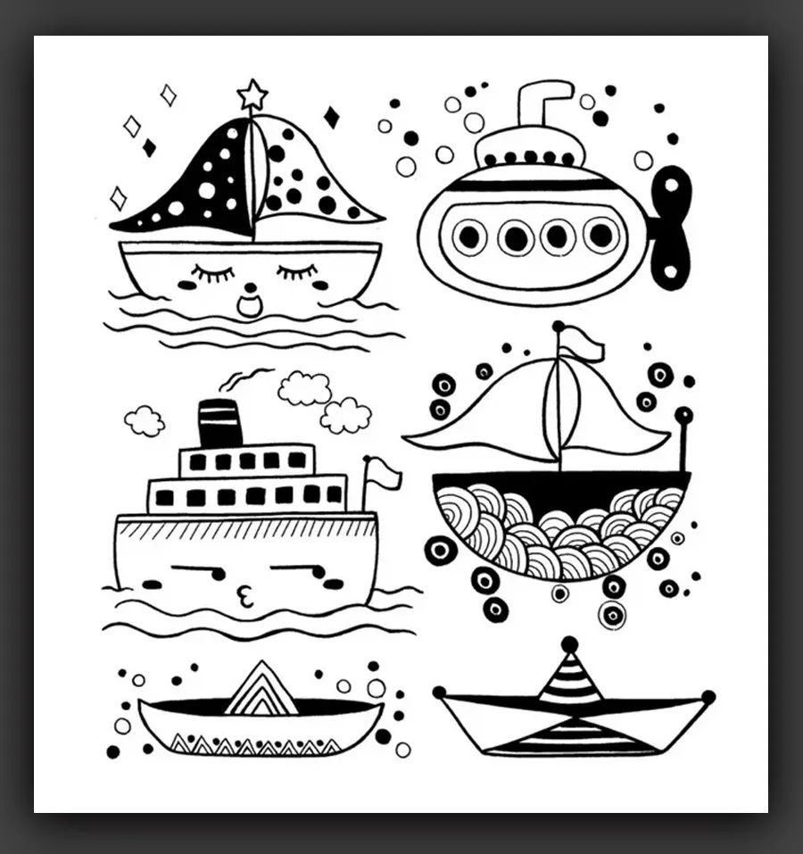 儿童简笔画素材简单易学儿童画,儿童画素材大全简单漂亮简笔画