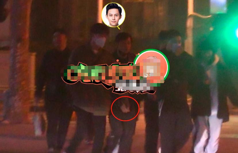 何炅十指相扣摸脸,撒贝宁被何炅摸脸