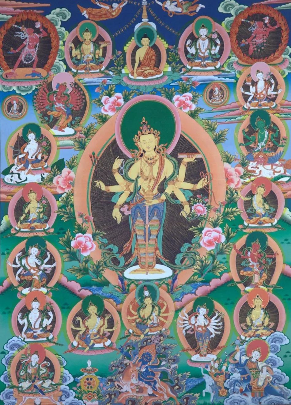 尼泊尔手绘唐卡和西藏唐卡区别,尼泊尔唐卡和藏区唐卡的价格