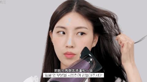 明星同款发型女赵露思披半头发,中长发细软赵露思发型