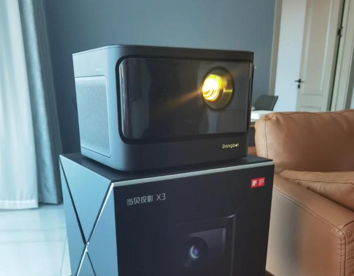 当贝x3投影仪操作,当贝x3投影仪白天效果