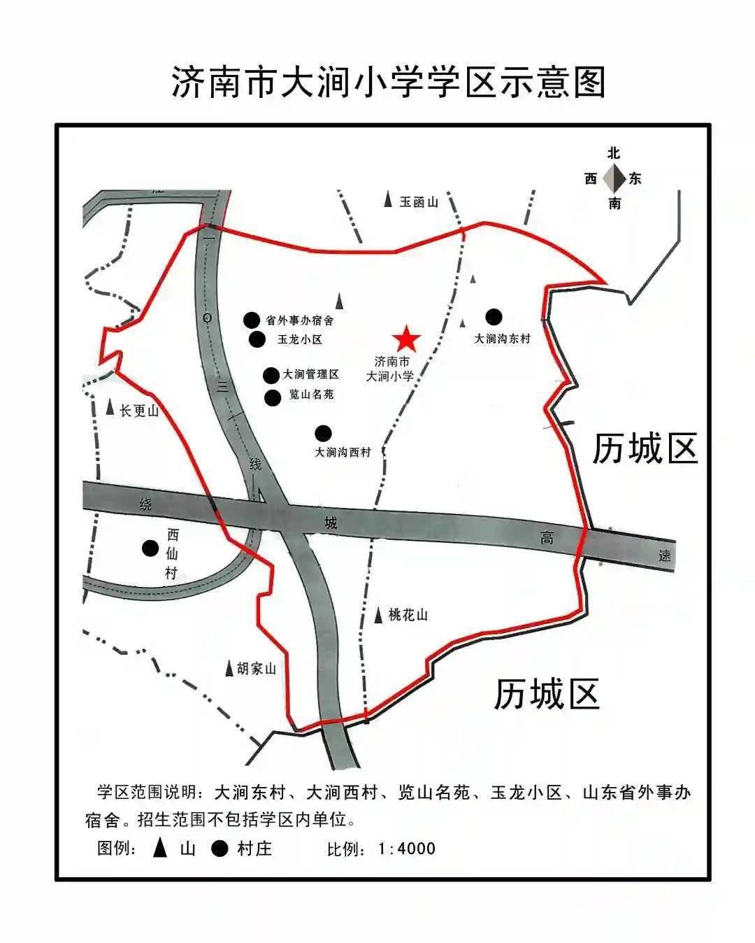 2019年小学学区房划分,市中区小学片区划分