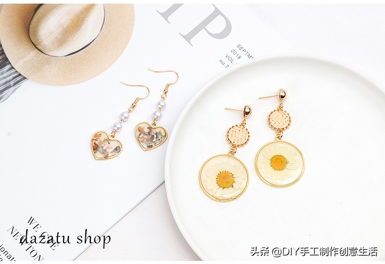 干花滴胶手工,滴胶diy材料干花