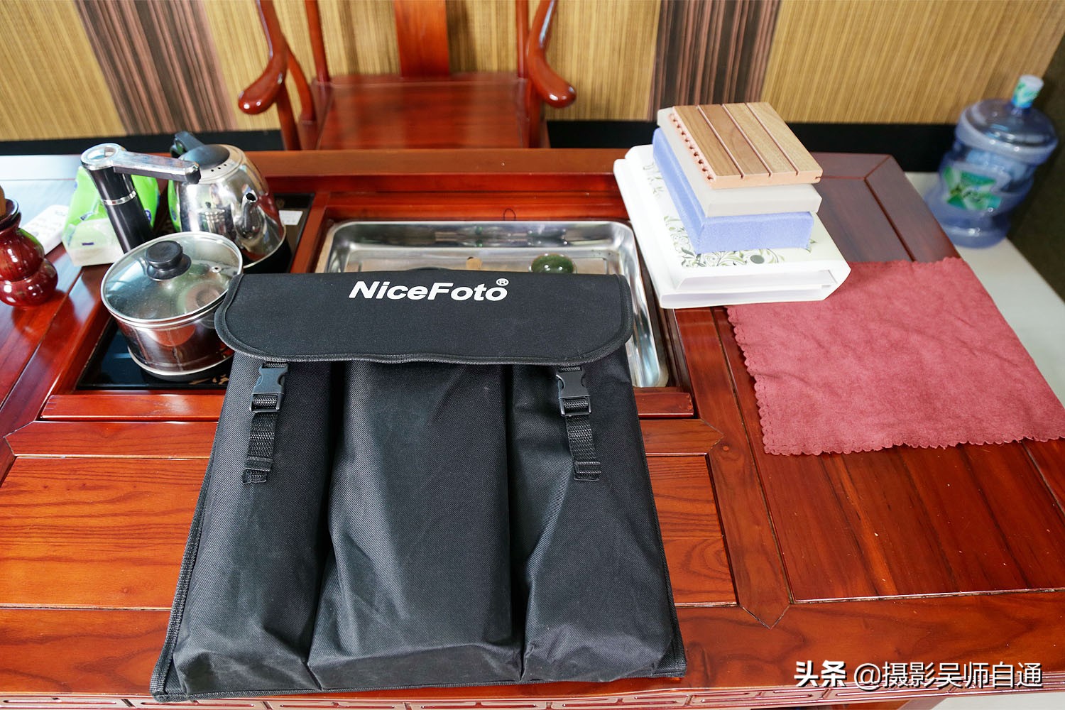 旧茶桌改造直播间,茶桌改造书法桌