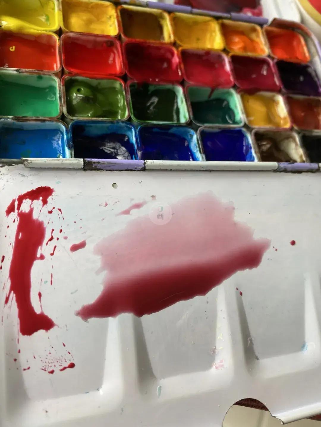 水彩为什么干了之后会有水印,水彩为什么容易掉