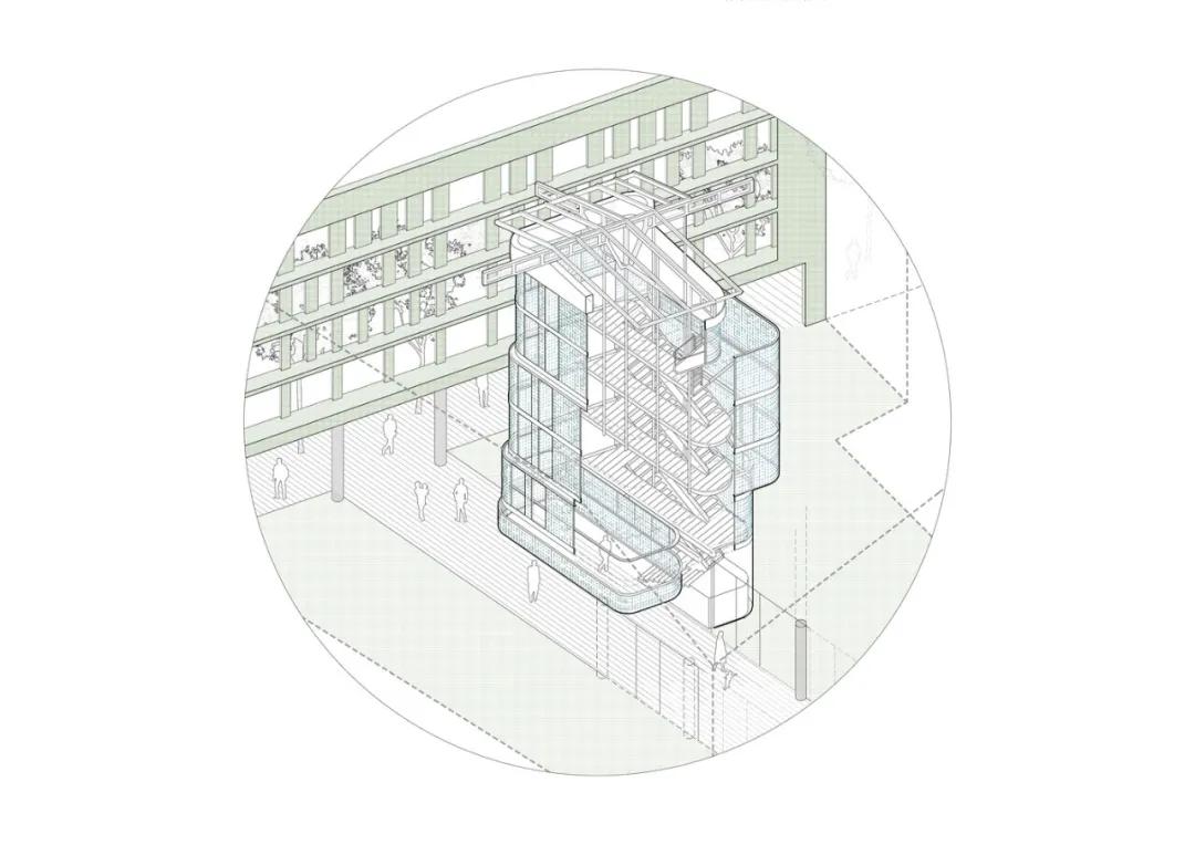 玻璃砖做公寓效果图 (公寓楼改造效果图)