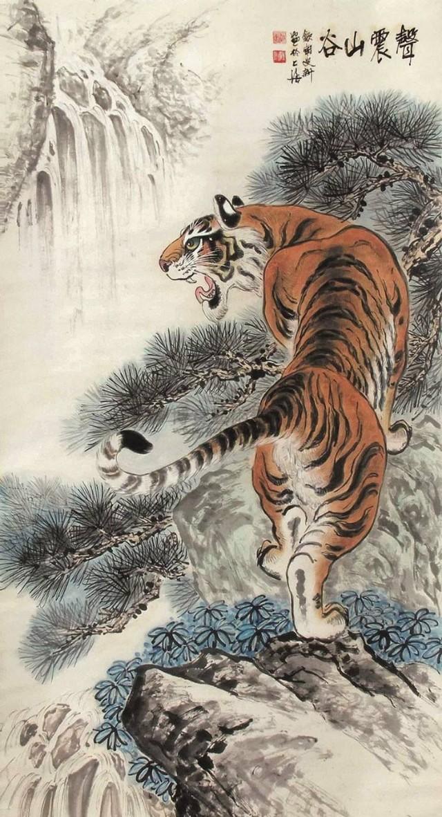 看“虎鱼大家”汪更新——画鱼，鱼翔浅底；画虎，虎啸深山