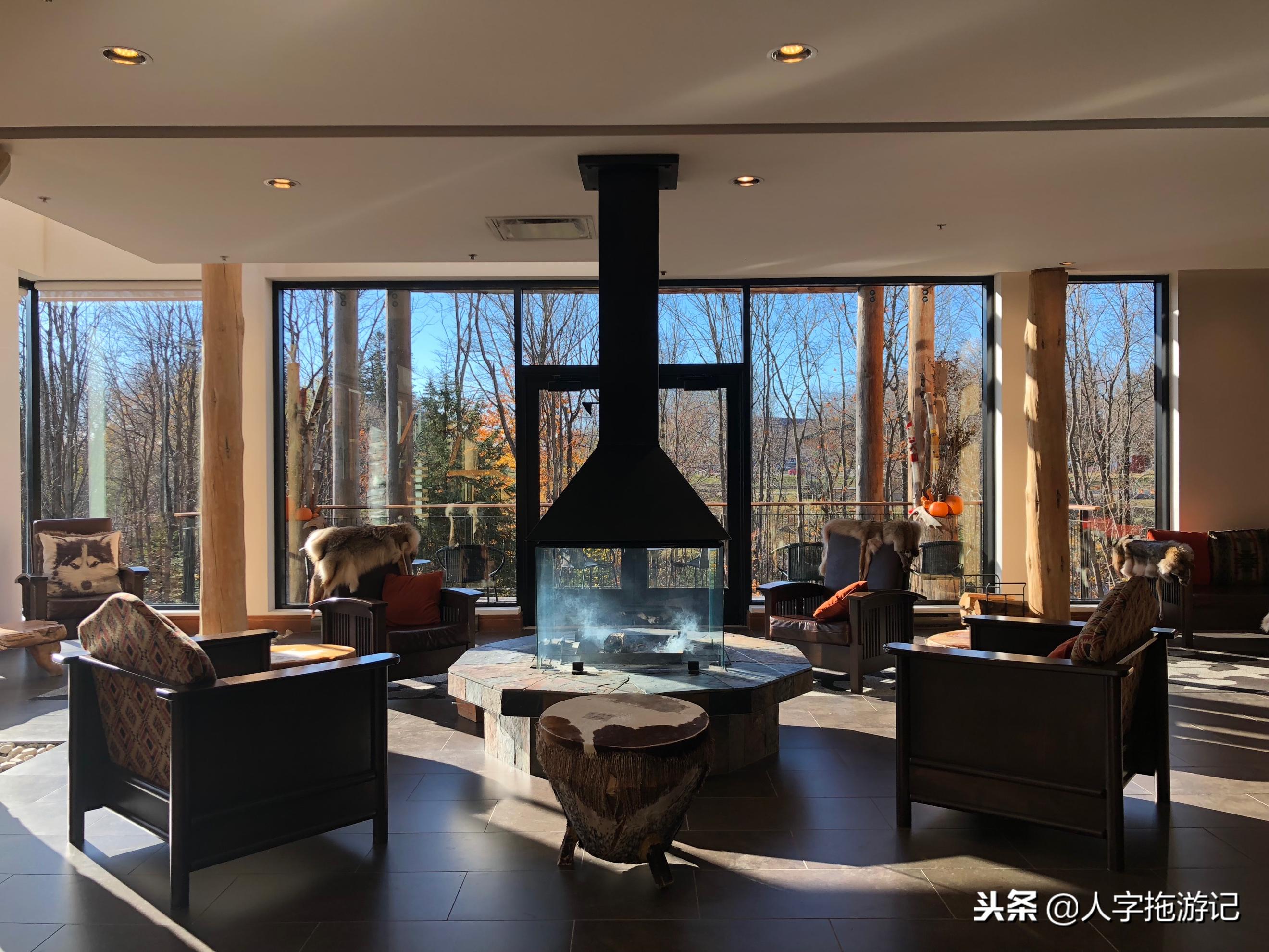 冬日极客，加拿大Wendake穿着狼爪去狼族