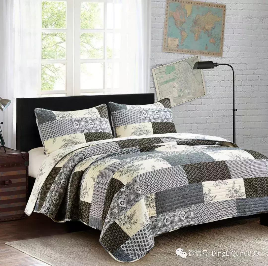 拼布三件套图片大全,拼布作品衣服