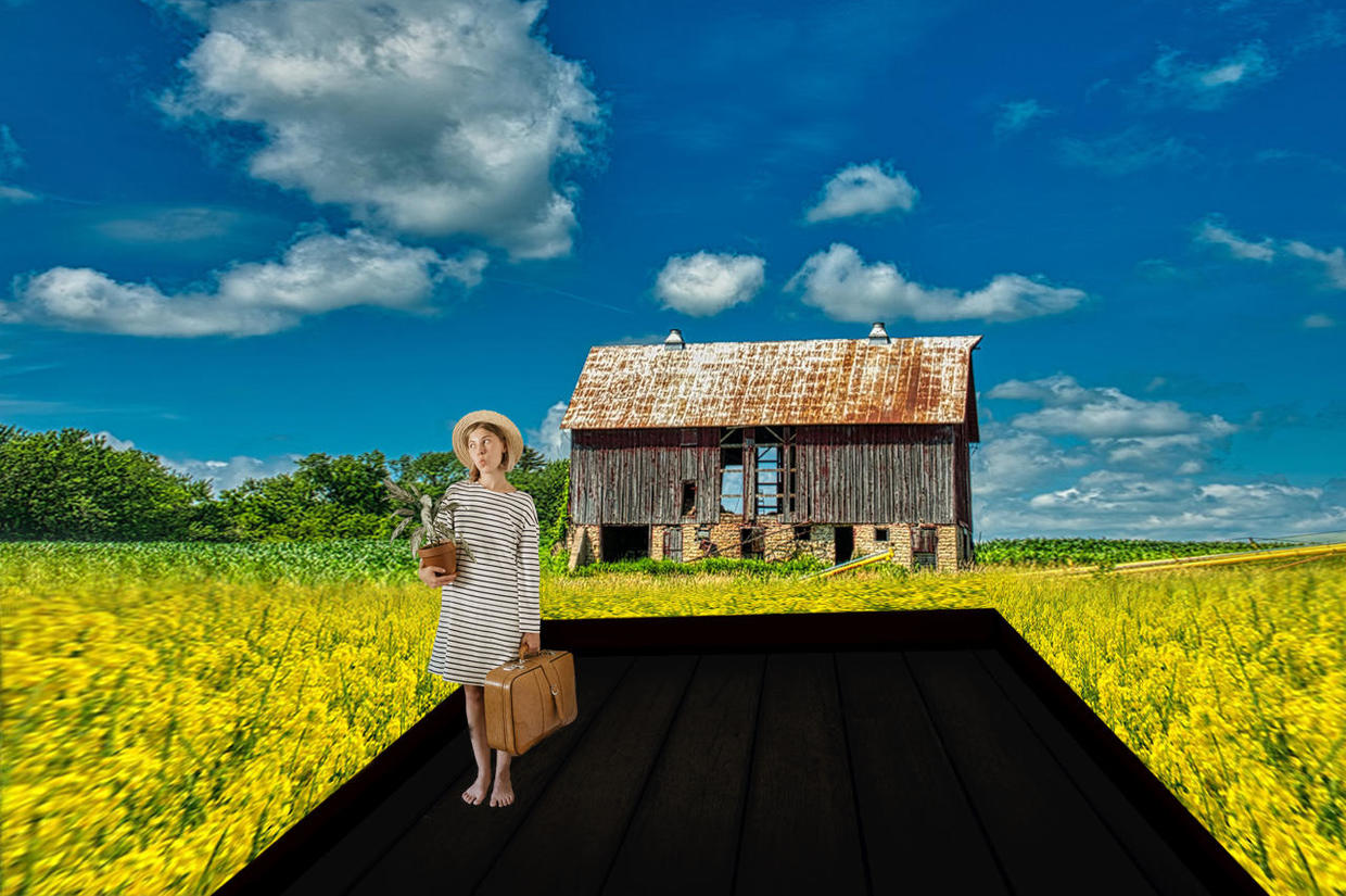 ps怎么画房间图片教程,ps卧室场景图合成教程