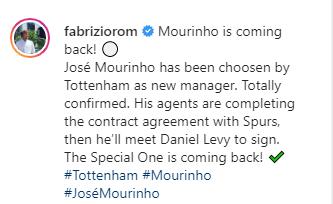 狂人回切尔西,狂人穆里尼奥归来