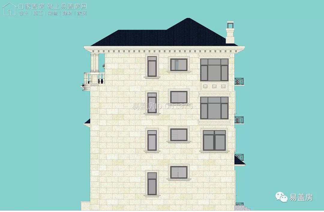 11.9m×12.2m,福建泉州豪华雅致的欧式别墅