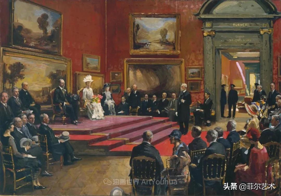 爱尔兰画家的风景油画欣赏,胡安米罗油画作品欣赏