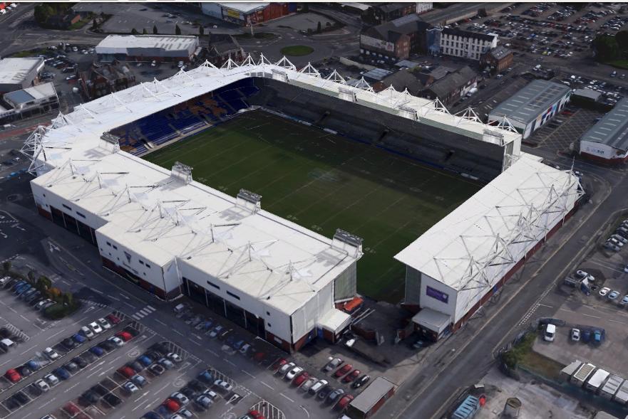 是时候介绍看一下英格兰的橄榄球场了，至少能达到英乙水准