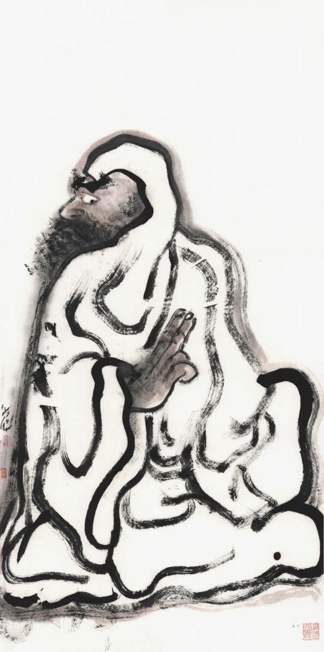 一念起陆尚绘达摩系列,一念起陆尚新绘达摩系列