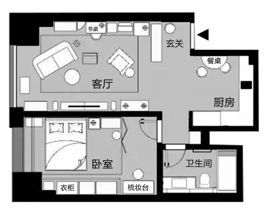 出租房简约软装搭配效果图,出租房提升氛围感的软装