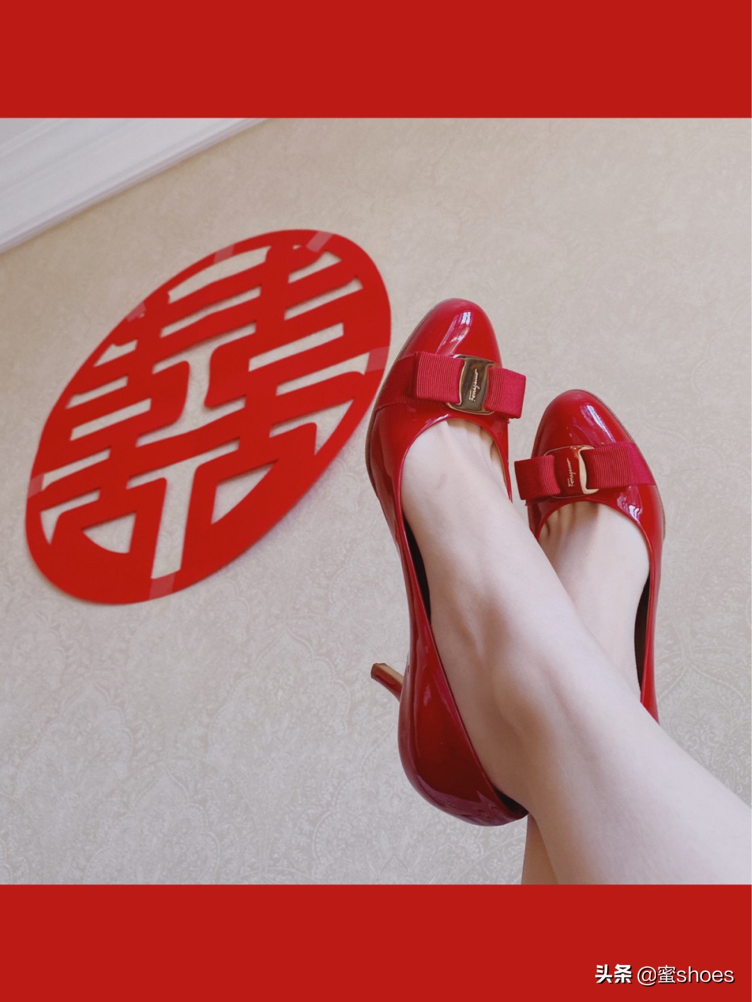 菲拉格慕杨幂高跟鞋,杨幂鞋子同款菲拉格慕